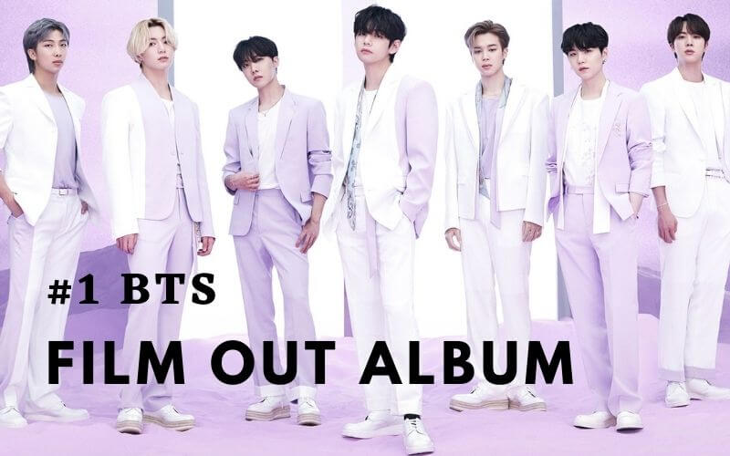 #1 in BTS, Tops the Oricon chart with new song Film Out in Japan