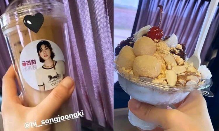 Song Joong Ki sent a Sweet Coffee truck & Food to Support Jeon Yeo-bin
