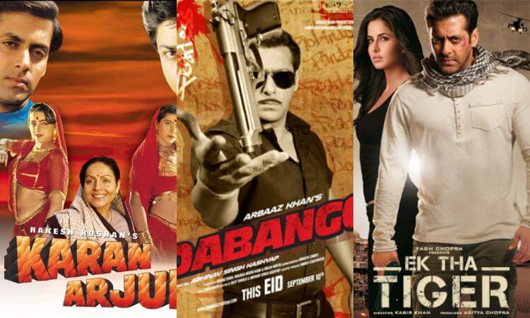 Top 15 Blockbuster Movies of Salman Khan of All Time