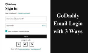 GoDaddy Email Login with 3 Ways