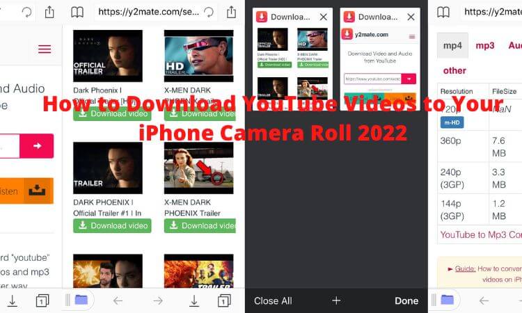 How to Download YouTube Videos on Your iPhone Camera Roll 2022