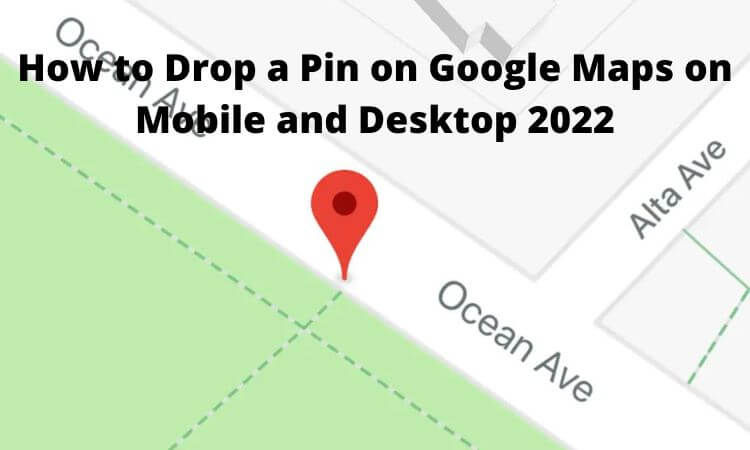 How to Drop a Pin on Google Maps on Mobile and Desktop 2022