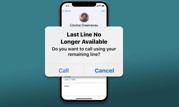 How to Fix the “Last Line No Longer Available” iPhone Error