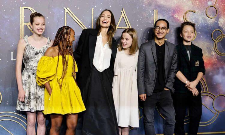 Angelina Jolie & Brad Pitt Co-Parenting 2025